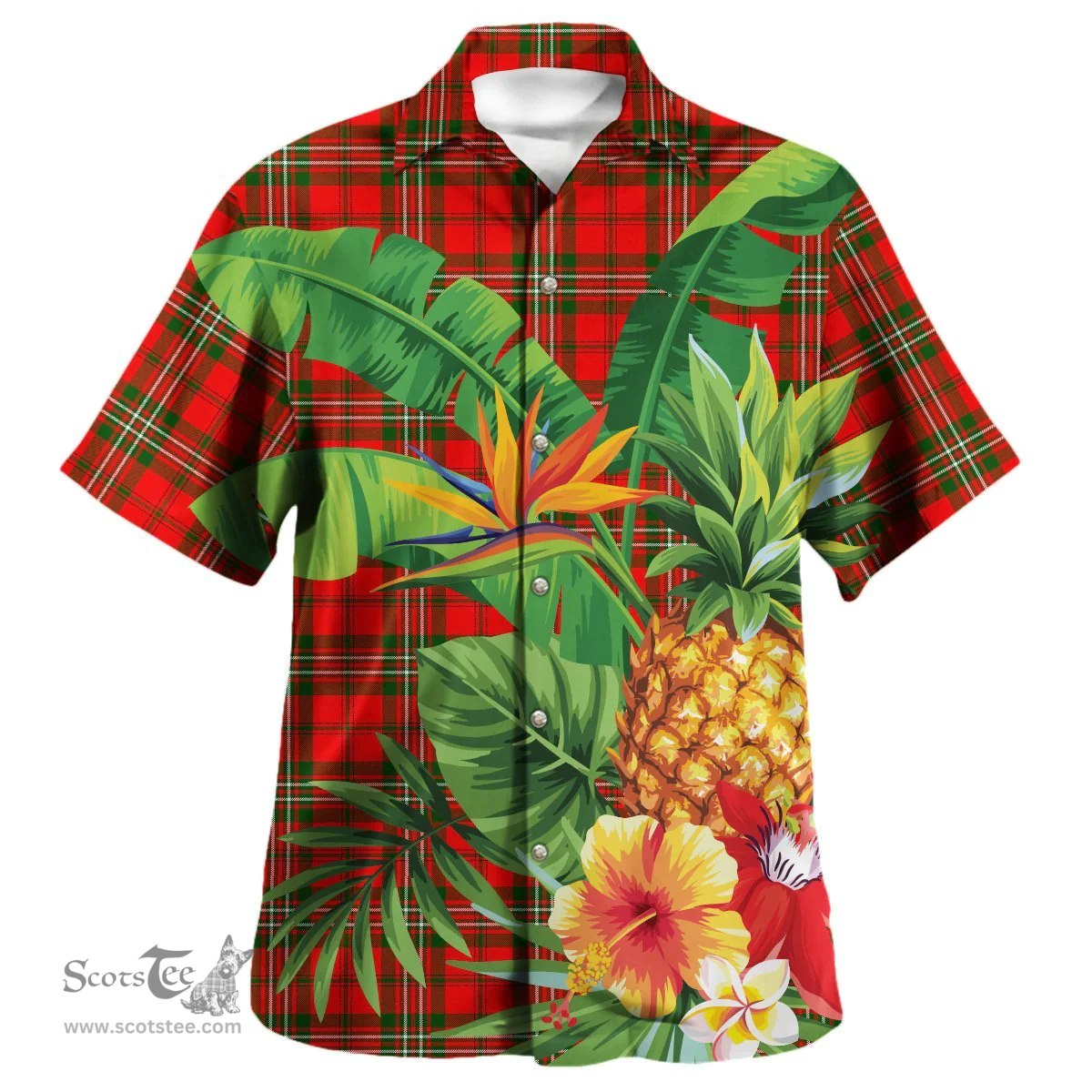 Scottish SCOTT Modern Clan Tartan Hawaiian Shirt - New Style Scottish Plaid Tartan Plaid
