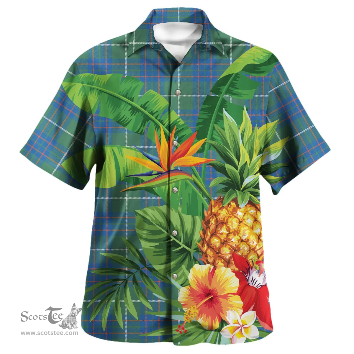 Scottish MacIntyre Hunting Ancient Clan Tartan Hawaiian Shirt - New Style Scottish Plaid Tartan Plaid