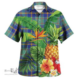 Scottish US Marine Clan Tartan Hawaiian Shirt - New Style Scottish Plaid Tartan Plaid