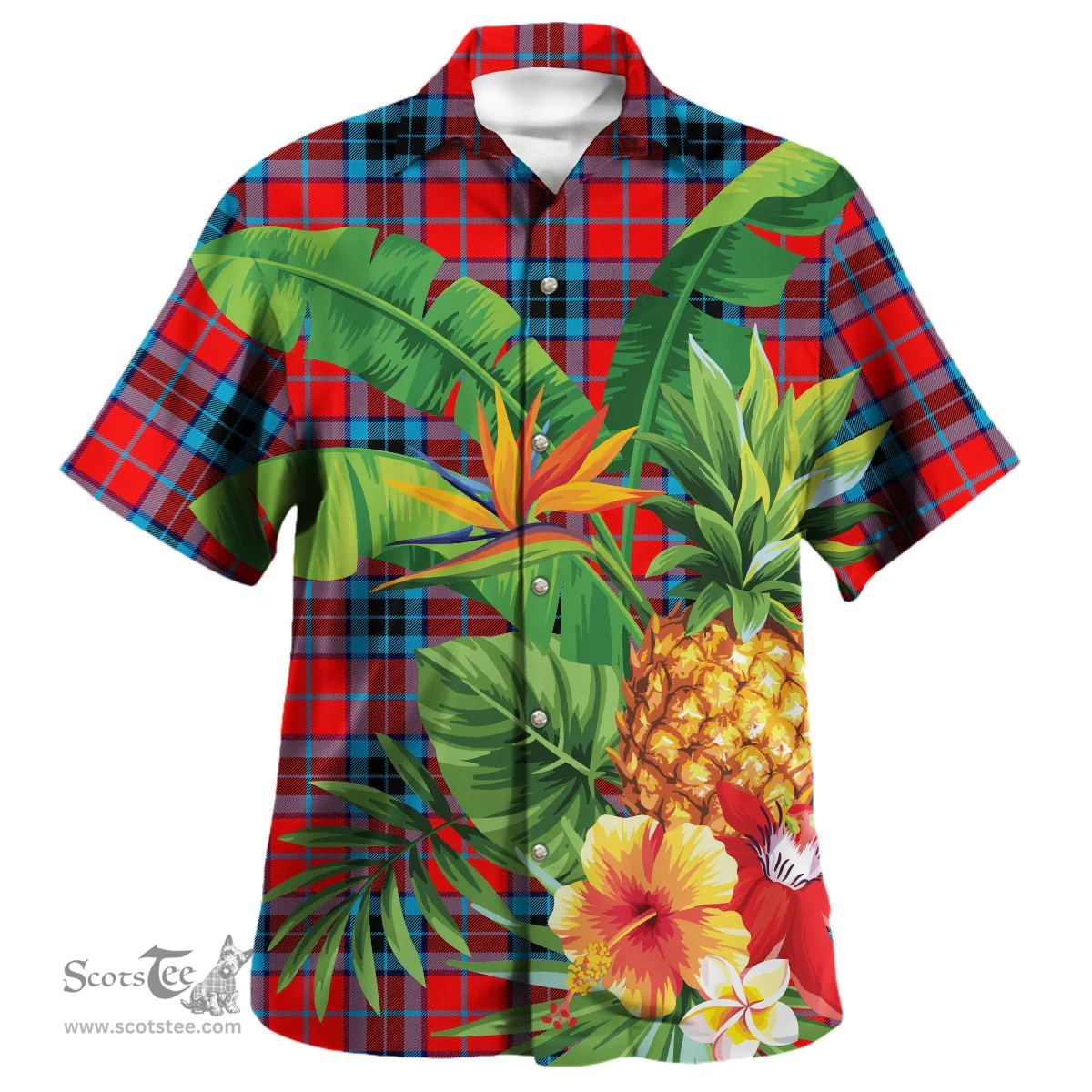 Scottish MacTavish Modern Clan Tartan Hawaiian Shirt - New Style Scottish Plaid Tartan Plaid