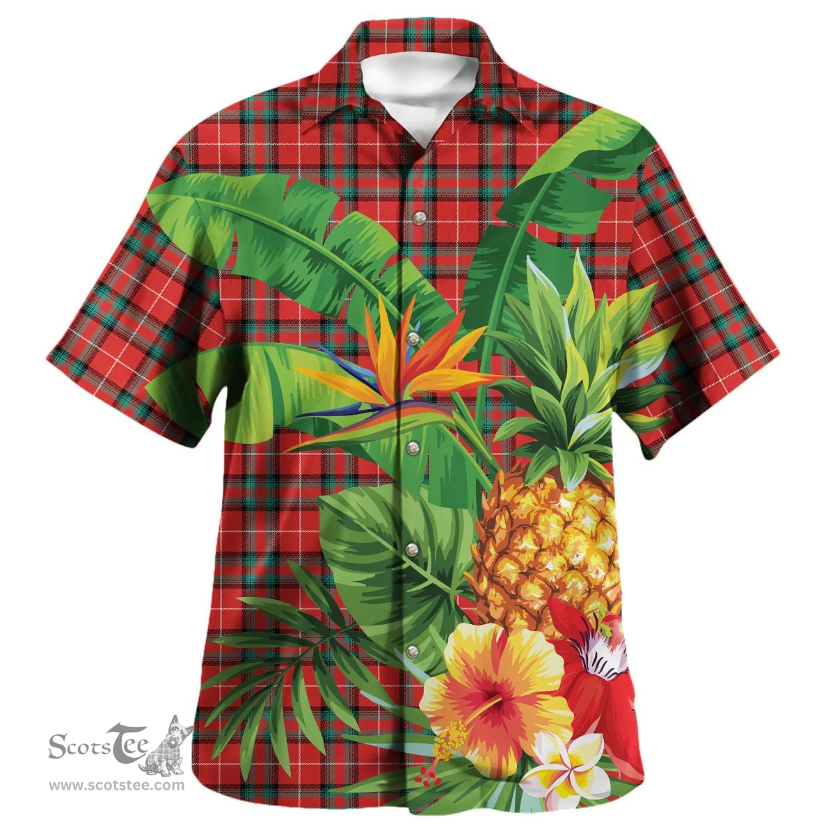 Scottish Stuart of Bute Clan Tartan Hawaiian Shirt - New Style Scottish Plaid Tartan Plaid