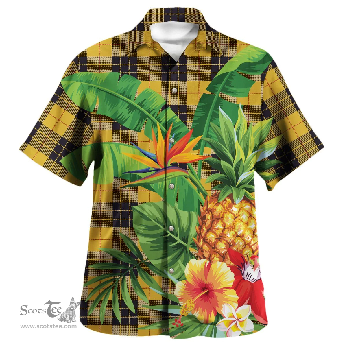 Scottish MacLeod of Lewis Ancient Clan Tartan Hawaiian Shirt - New Style Scottish Plaid Tartan Plaid