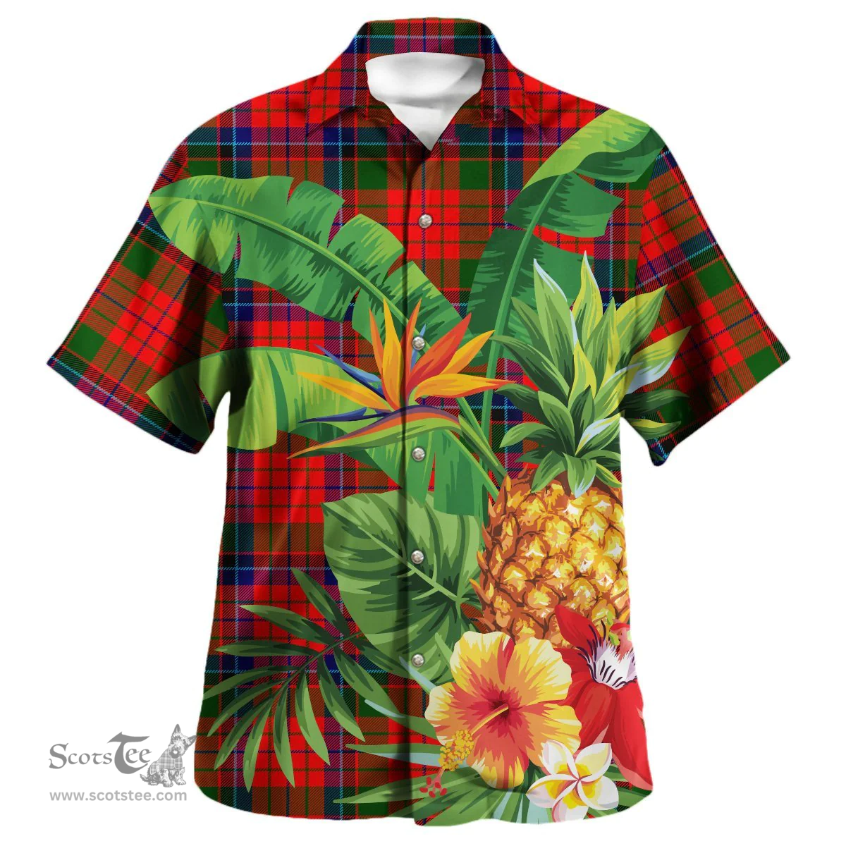 Scottish Nicolson Modern Clan Tartan Hawaiian Shirt - New Style Scottish Plaid Tartan Plaid