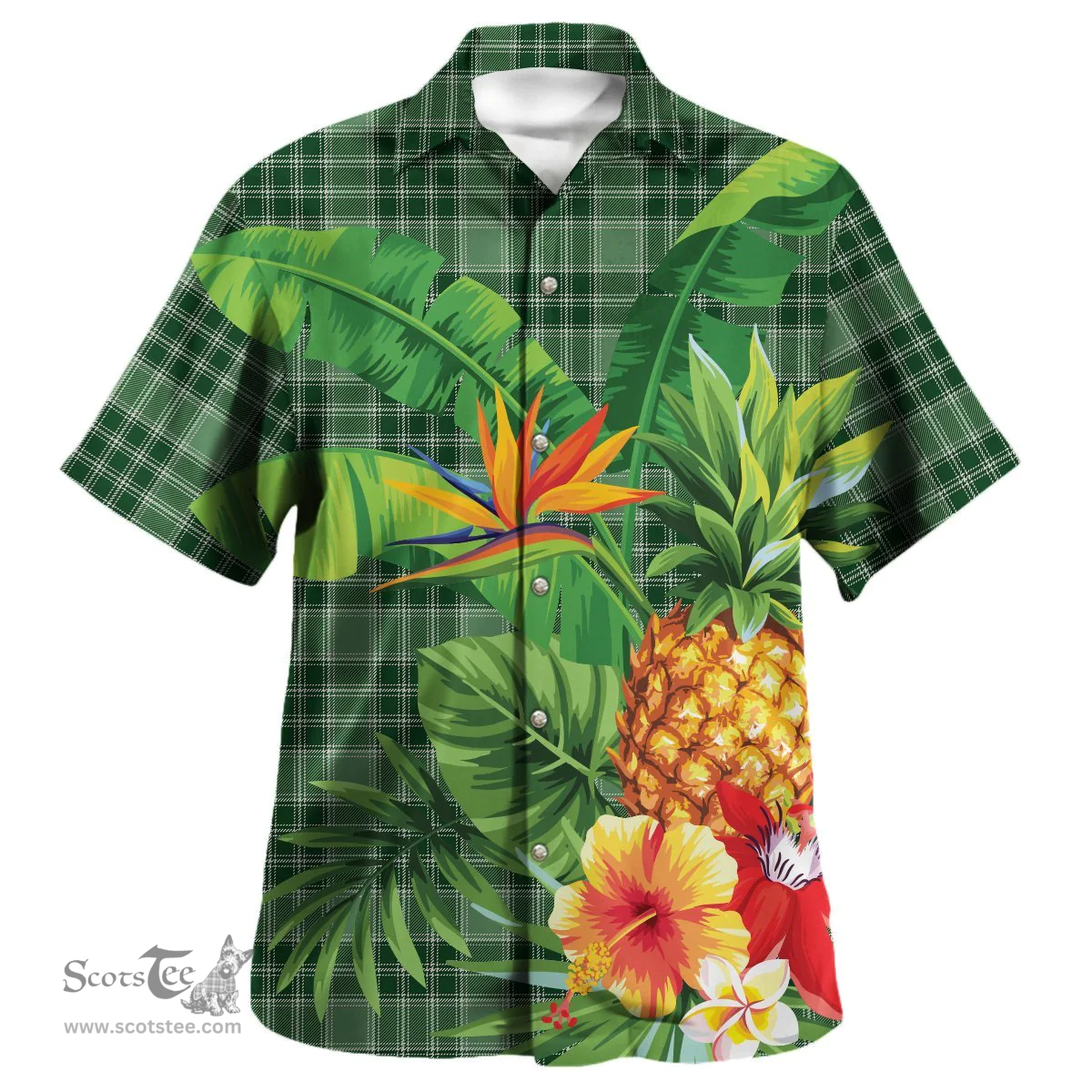 Scottish MacDonald Lord of the Isles Hunting Clan Tartan Hawaiian Shirt - New Style Scottish Plaid Tartan Plaid
