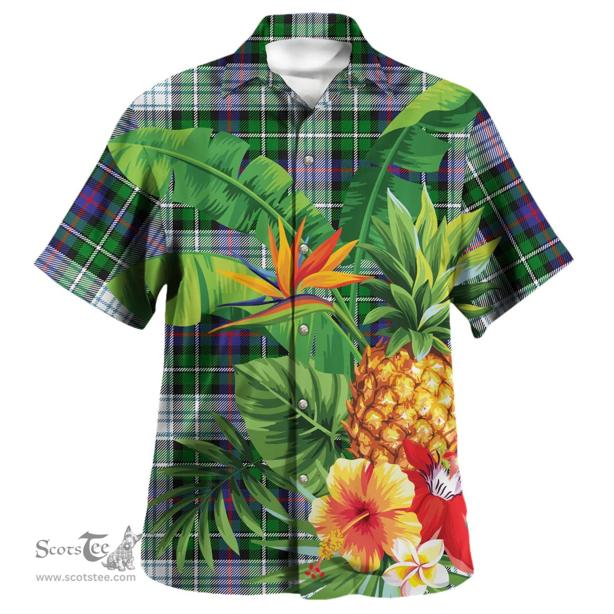 Scottish MacKenzie Dress Modern Clan Tartan Hawaiian Shirt - New Style Scottish Plaid Tartan Plaid