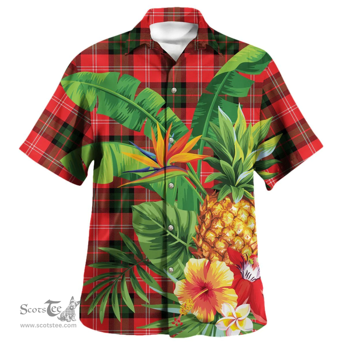 Scottish Nesbitt Modern Clan Tartan Hawaiian Shirt - New Style Scottish Plaid Tartan Plaid