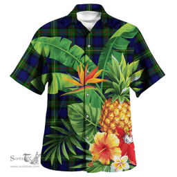 Scottish MacEwen Modern Clan Tartan Hawaiian Shirt - New Style Scottish Plaid Tartan Plaid