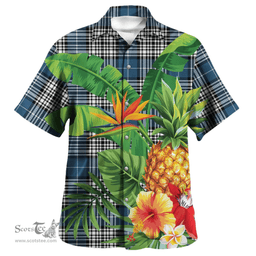 Scottish Napier Modern Clan Tartan Hawaiian Shirt - New Style Scottish Plaid Tartan Plaid