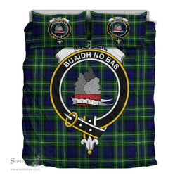 Scottish MacNeil of Colonsay Modern Clan Tartan Bedding Set - Crest Classic Scottish Plaid Tartan Plaid