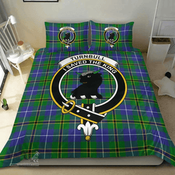 Scottish Turnbull Hunting Clan Tartan Bedding Set - Crest Classic Scottish Plaid Tartan Plaid