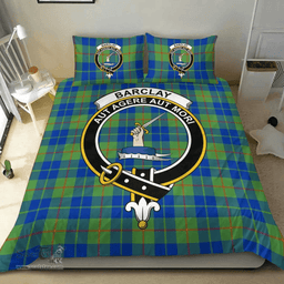 Scottish Barclay Hunting Ancient Clan Tartan Bedding Set - Crest Classic Scottish Plaid Tartan Plaid