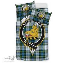 Scottish Campbell Dress Ancient Clan Tartan Bedding Set - Crest Classic Scottish Plaid Tartan Plaid
