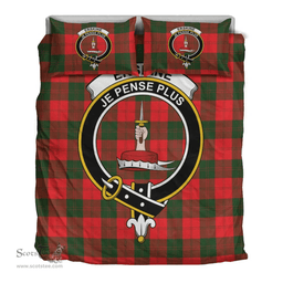Scottish Erskine Modern Clan Tartan Bedding Set - Crest Classic Scottish Plaid Tartan Plaid