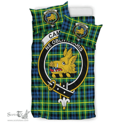Scottish Campbell of Breadalbane Ancient Clan Tartan Bedding Set - Crest Classic Scottish Plaid Tartan Plaid