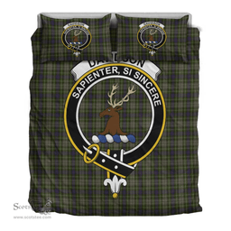 Scottish Davidson Tulloch Dress Clan Tartan Bedding Set - Crest Classic Scottish Plaid Tartan Plaid
