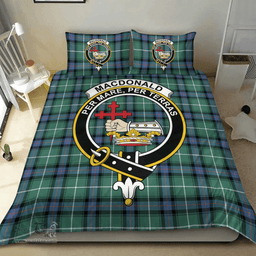 Scottish MacDonald of the Isles Hunting Ancient Clan Tartan Bedding Set - Crest Classic Scottish Plaid Tartan Plaid