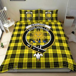 Scottish MacLeod of Lewis Modern Clan Tartan Bedding Set - Crest Classic Scottish Plaid Tartan Plaid
