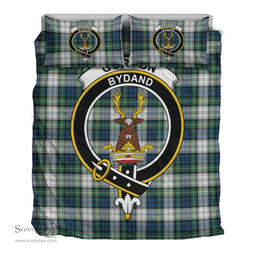 Scottish Gordon Dress Ancient Clan Tartan Bedding Set - Crest Classic Scottish Plaid Tartan Plaid
