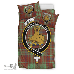 Scottish MacGillivray Hunting Ancient Clan Tartan Bedding Set - Crest Classic Scottish Plaid Tartan Plaid
