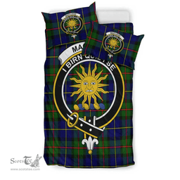 Scottish MacLeod of Harris Modern Clan Tartan Bedding Set - Crest Classic Scottish Plaid Tartan Plaid