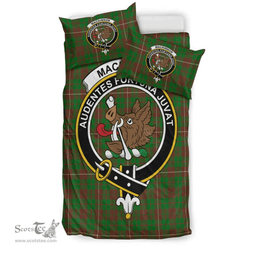 Scottish MacKinnon Hunting Modern Clan Tartan Bedding Set - Crest Classic Scottish Plaid Tartan Plaid