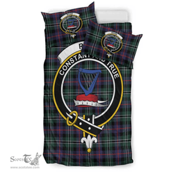 Scottish Rose Hunting Modern Clan Tartan Bedding Set - Crest Classic Scottish Plaid Tartan Plaid