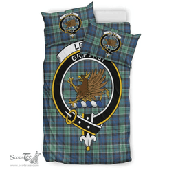 Scottish Leslie Hunting Clan Tartan Bedding Set - Crest Classic Scottish Plaid Tartan Plaid