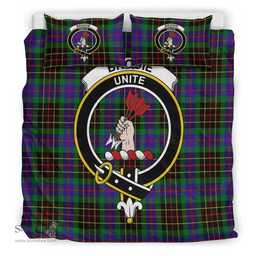 Scottish Brodie Hunting Modern Clan Tartan Bedding Set - Crest Classic Scottish Plaid Tartan Plaid
