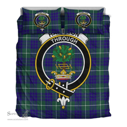 Scottish Hamilton Hunting Modern Clan Tartan Bedding Set - Crest Classic Scottish Plaid Tartan Plaid