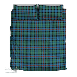 Scottish Campbell Of Cawdor Ancient Clan Tartan Bedding Set - Classic Scottish Plaid Tartan Plaid