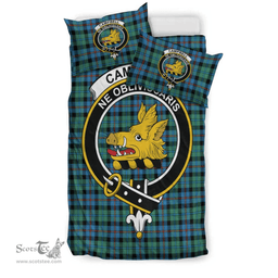 Scottish Campbell of Cawdor Ancient Clan Tartan Bedding Set - Crest Classic Scottish Plaid Tartan Plaid