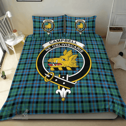 Scottish Campbell of Cawdor Ancient Clan Tartan Bedding Set - Crest Classic Scottish Plaid Tartan Plaid
