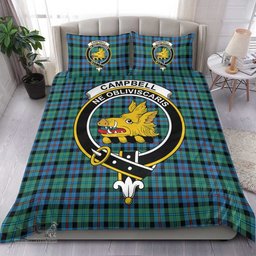 Scottish Campbell of Cawdor Ancient Clan Tartan Bedding Set - Crest Classic Scottish Plaid Tartan Plaid
