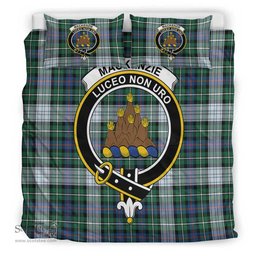 Scottish MacKenzie Dress Ancient Clan Tartan Bedding Set - Crest Classic Scottish Plaid Tartan Plaid