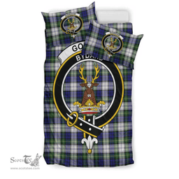 Scottish Gordon Dress Modern Clan Tartan Bedding Set - Crest Classic Scottish Plaid Tartan Plaid