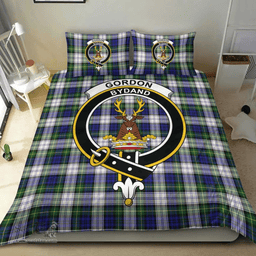 Scottish Gordon Dress Modern Clan Tartan Bedding Set - Crest Classic Scottish Plaid Tartan Plaid