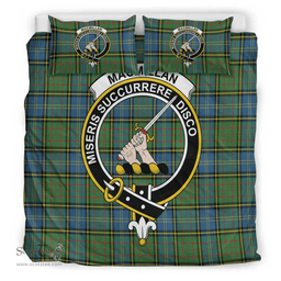 Scottish MacMillan Hunting Ancient Clan Tartan Bedding Set - Crest Classic Scottish Plaid Tartan Plaid