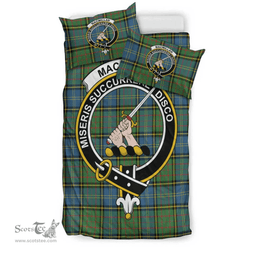 Scottish MacMillan Hunting Ancient Clan Tartan Bedding Set - Crest Classic Scottish Plaid Tartan Plaid