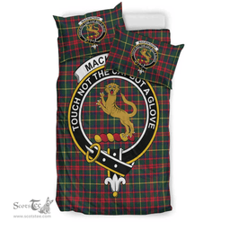 Scottish MacKintosh Hunting Modern Clan Tartan Bedding Set - Crest Classic Scottish Plaid Tartan Plaid