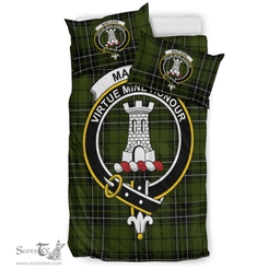 Scottish MacLean Hunting Ancient Clan Tartan Bedding Set - Crest Classic Scottish Plaid Tartan Plaid