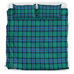 Scottish Flower Of Scotland Clan Tartan Bedding Set - Classic Scottish Plaid Tartan Plaid
