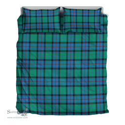Scottish Flower Of Scotland Clan Tartan Bedding Set - Classic Scottish Plaid Tartan Plaid