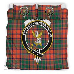 Scottish Stewart of Appin Ancient Clan Tartan Bedding Set - Crest Classic Scottish Plaid Tartan Plaid