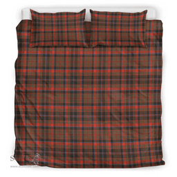 Scottish Cumming Hunting Weathered Clan Tartan Bedding Set - Classic Scottish Plaid Tartan Plaid