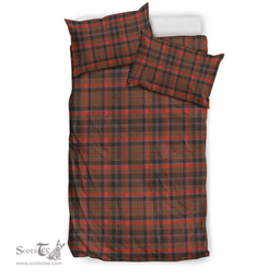 Scottish Cumming Hunting Weathered Clan Tartan Bedding Set - Classic Scottish Plaid Tartan Plaid