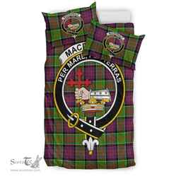 Scottish MacDonald of Clanranald Clan Tartan Bedding Set - Crest Classic Scottish Plaid Tartan Plaid