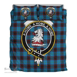 Scottish Home Ancient Clan Tartan Bedding Set - Crest Classic Scottish Plaid Tartan Plaid