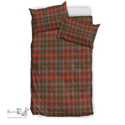 Scottish Mackintosh Hunting Weathered Clan Tartan Bedding Set - Classic Scottish Plaid Tartan Plaid