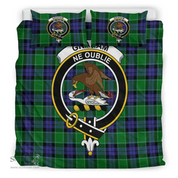 Scottish Graham of Menteith Modern Clan Tartan Bedding Set - Crest Classic Scottish Plaid Tartan Plaid
