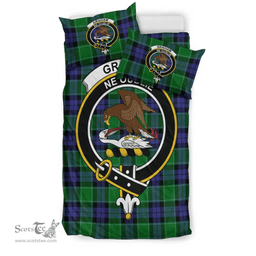 Scottish Graham of Menteith Modern Clan Tartan Bedding Set - Crest Classic Scottish Plaid Tartan Plaid